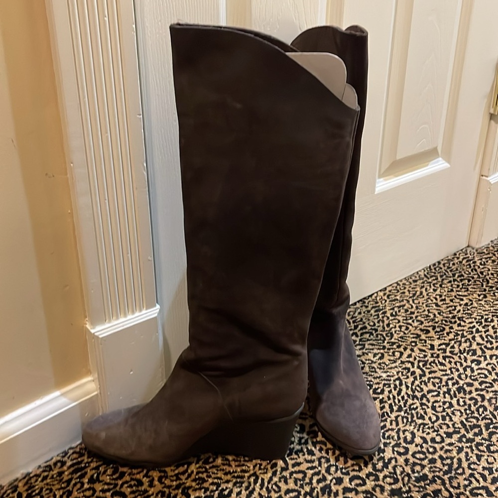 KORS Michael Kors tall brown suede boot size 9